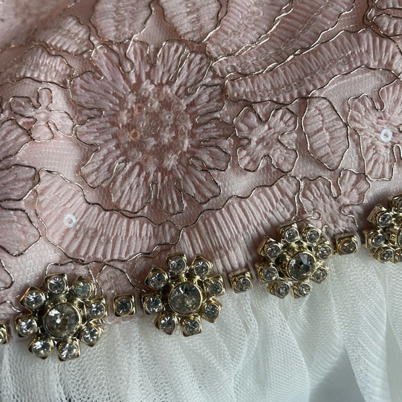 American Princess Dress Pink/White/Gold Accents - Picture 5 of 5